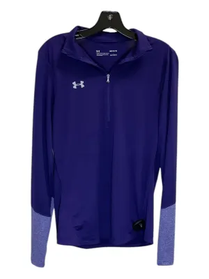 Athletic Top Long Sleeve Collar By Under Armour  Size: M